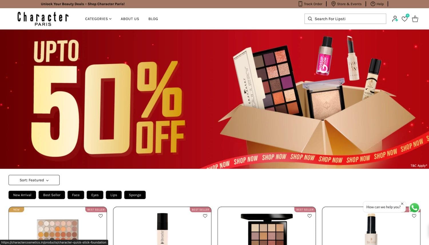 Characters Cosmetics digital marketing case study