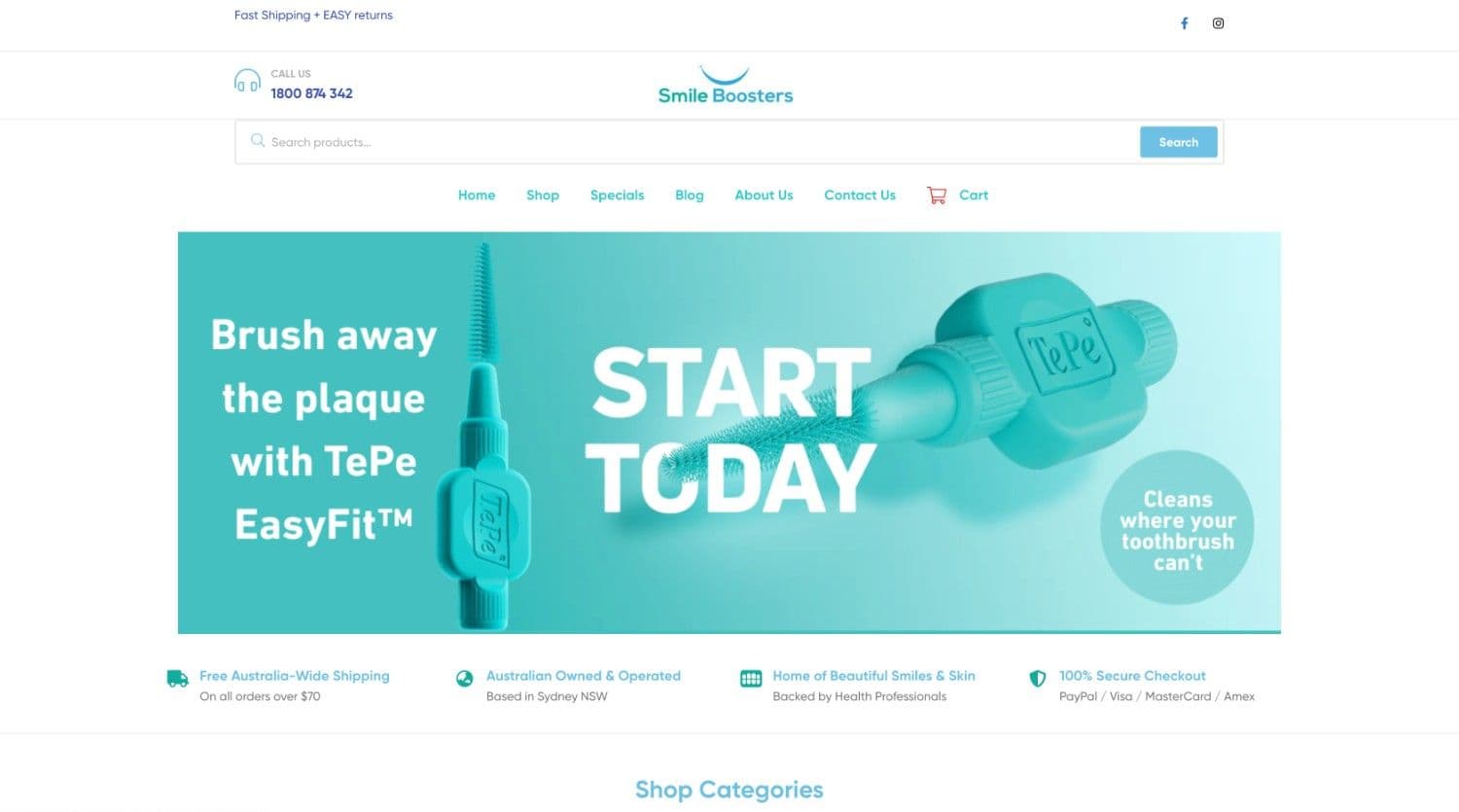 Smile Boosters dental clinic local SEO case study