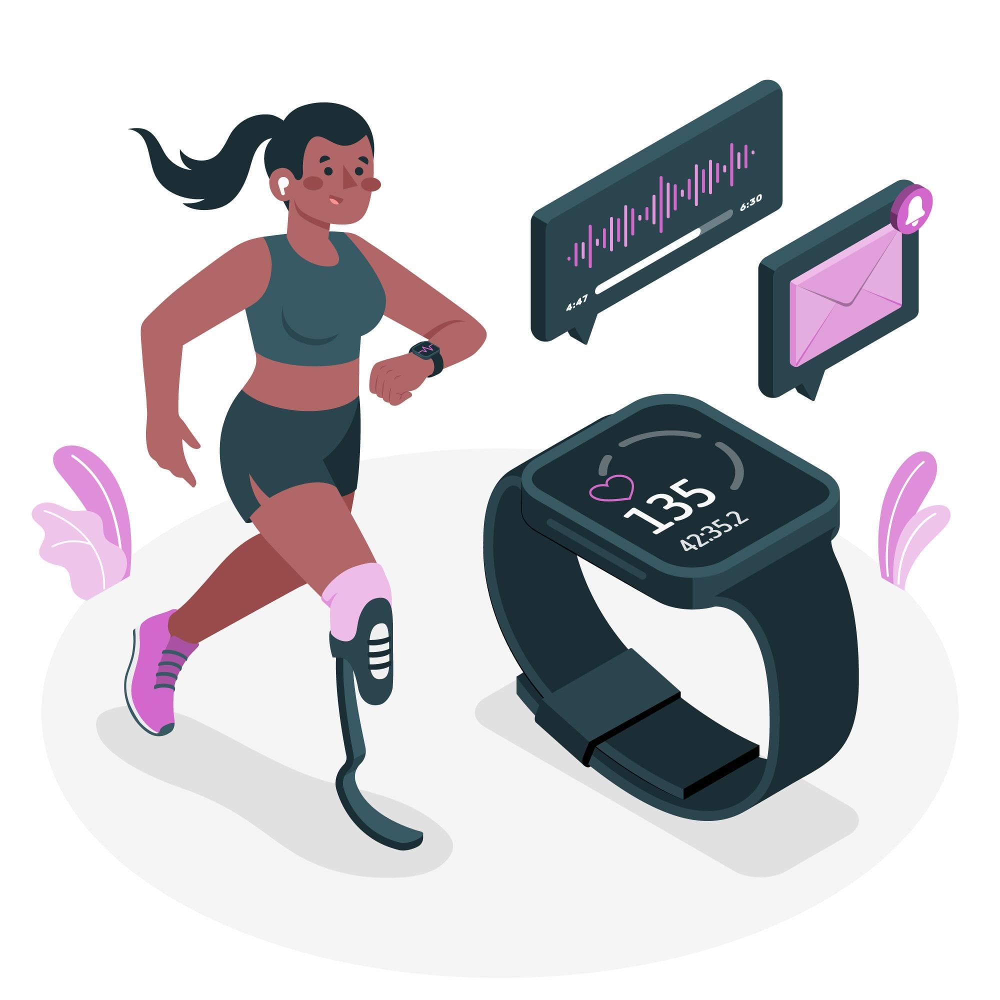 Wearable app development and smartwatch technology