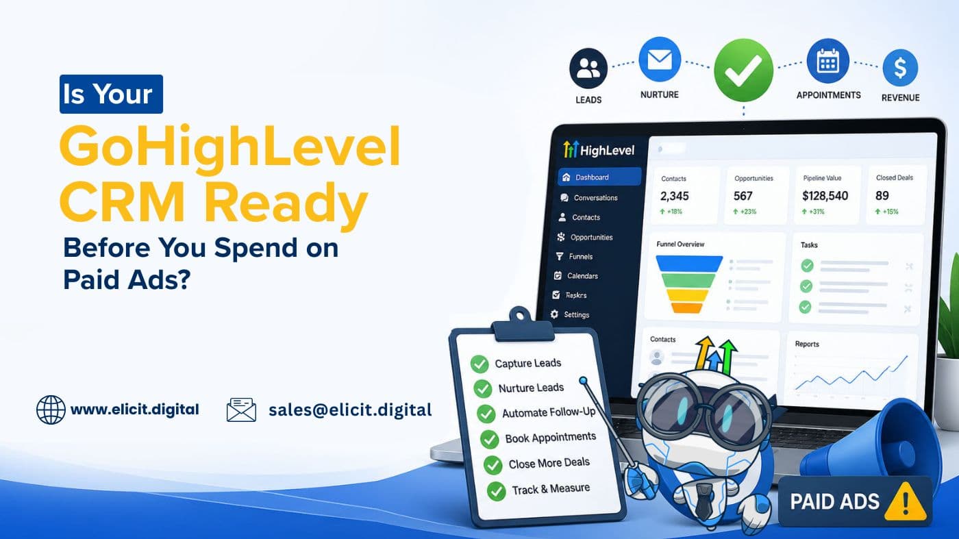 GoHighLevel CRM Setup Checklist: What Every Business Must Automate Before Running Ads